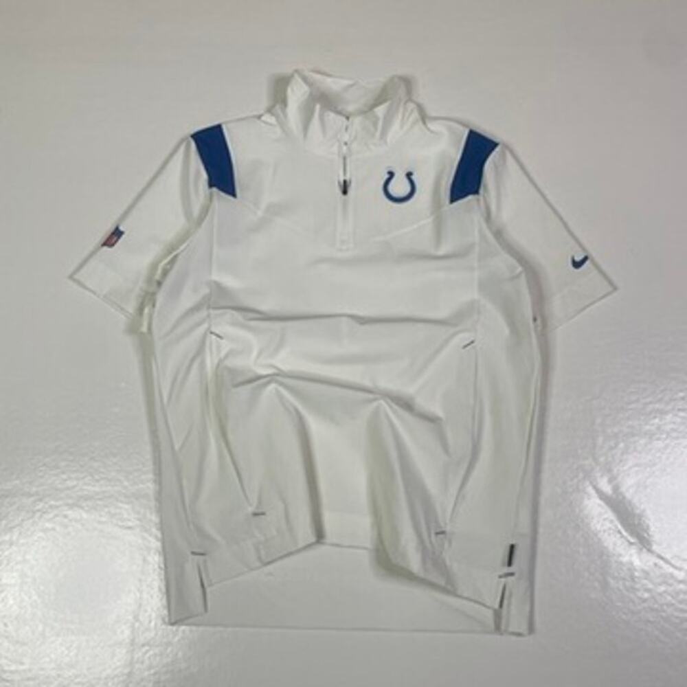 Nike Indianapolis Colts Dri-FIT Quarter Zip Tee Men's M